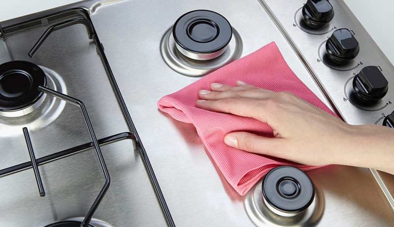 تمیز کردن اجاق گاز