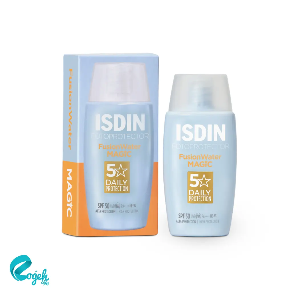 ضد آفتاب بی رنگ فیوژن واتر مجیک SPF 50 ایزدین