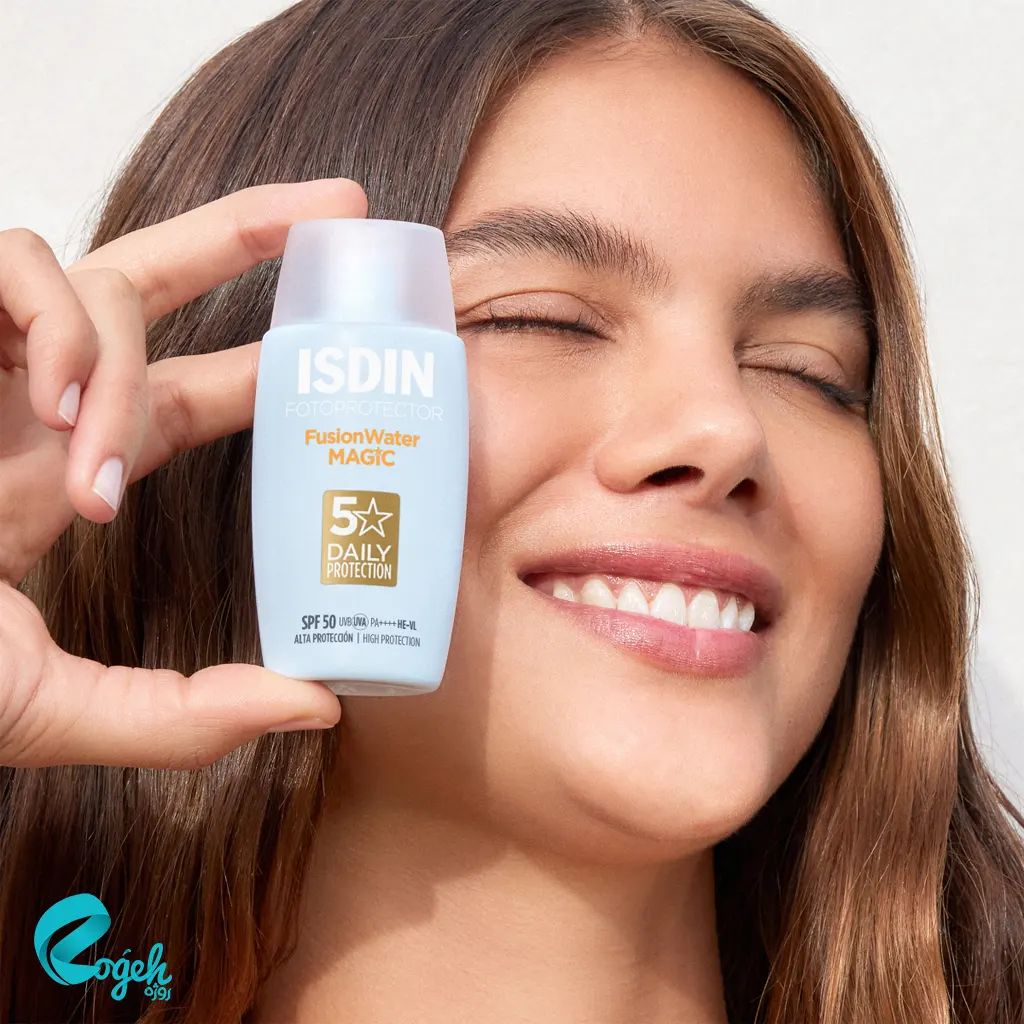 ضد آفتاب بی رنگ فیوژن واتر مجیک SPF 50 ایزدین