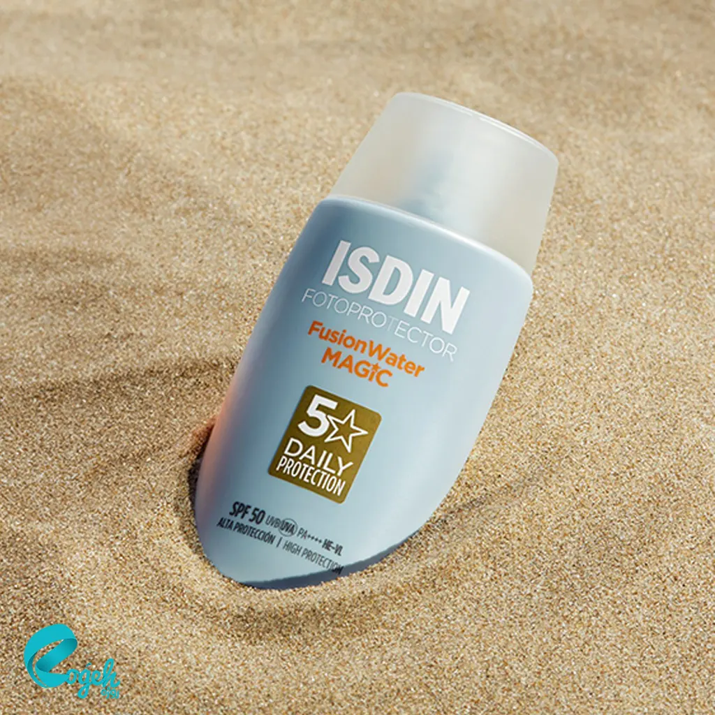 ضد آفتاب بی رنگ فیوژن واتر مجیک SPF 50 ایزدین