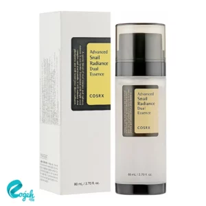اسنس دوگانه حلزون کوزارکس COSRX Advanced Snail Radiance Dual Essence – آبرسانی و روشنکنندگی با ترکیب سهگانه موسین حلزون