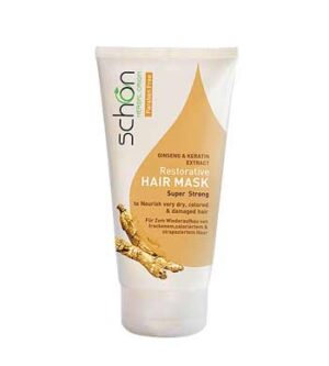 ماسک مو جینسینگ و کراتین بسیار قوی شون|Schon Keratin Snd ginseng hair mask
