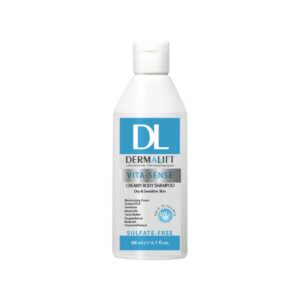 شامپو بدن کرمی درمالیفت مناسب پوست های خشک و حساس حجم 200 میلی لیتر