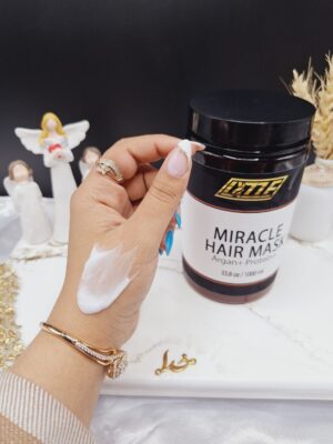 ماسک موی معجزه آسا آرگان+پروتئین وزن 1000ml برند لیز LIZZE ساخت برزیل کد 4614