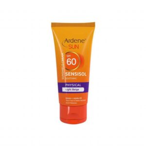 کرم ضد آفتاب فیزیکال آردن مدل Sensisol SPF 60 مناسب پوست حساس حجم 50 میلی لیتر - بژ روشن
