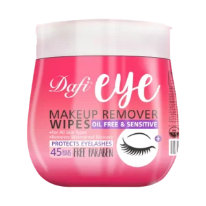 دستمال مرطوب پاک کننده چشم دافی بسته 45 عددی